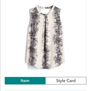 Stitch Fix Daniel Rainn Nelson Open Cross Back Top